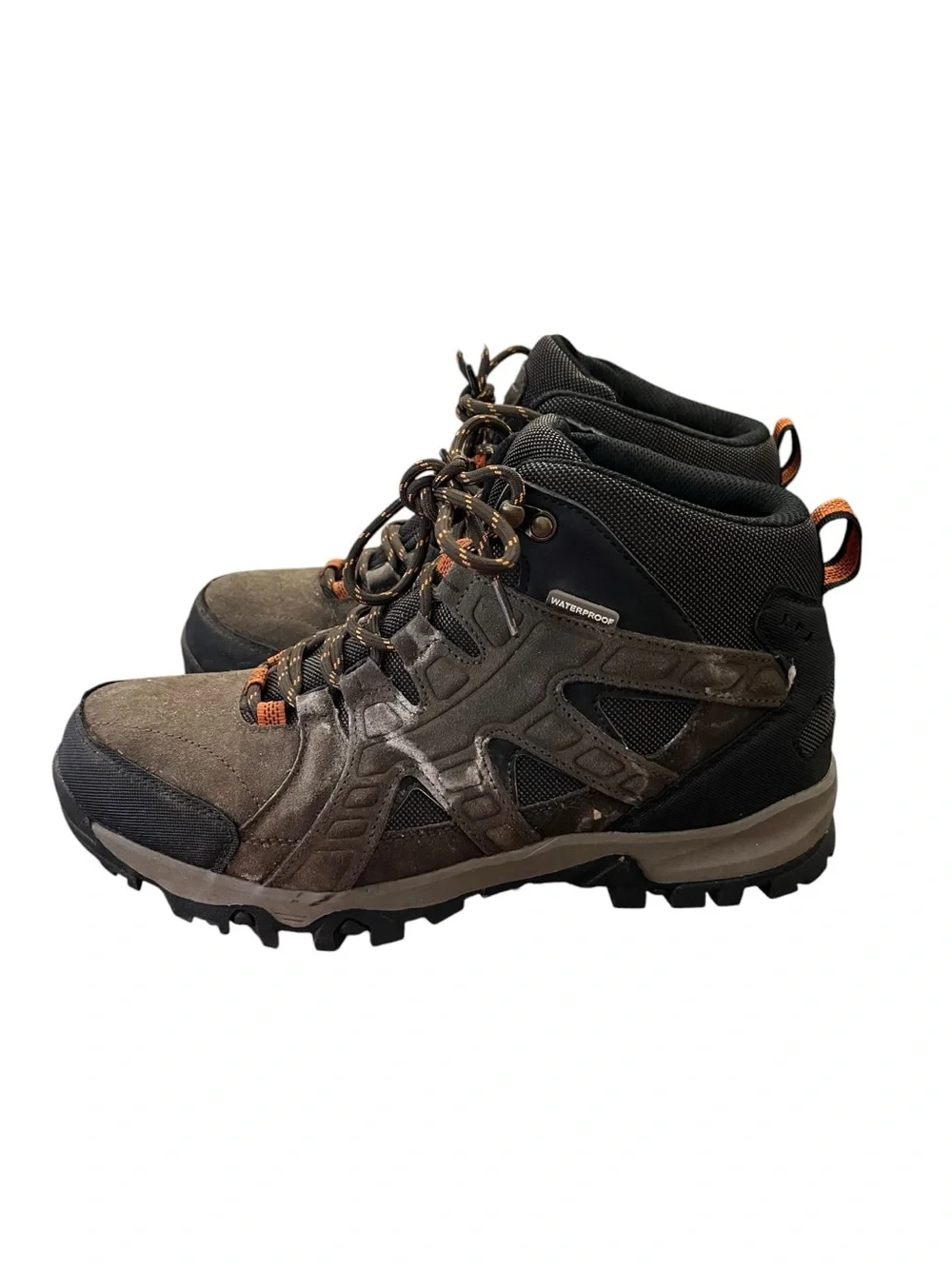 Eddie Bauer Harrison Hiking Boots Waterproof Trail Brown Black 11M